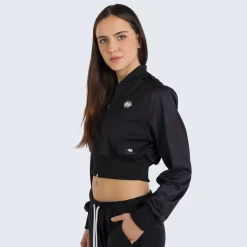Felpa Crop Graphic da donna
