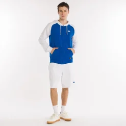 Felpa full zip con cappuccio Bicolor