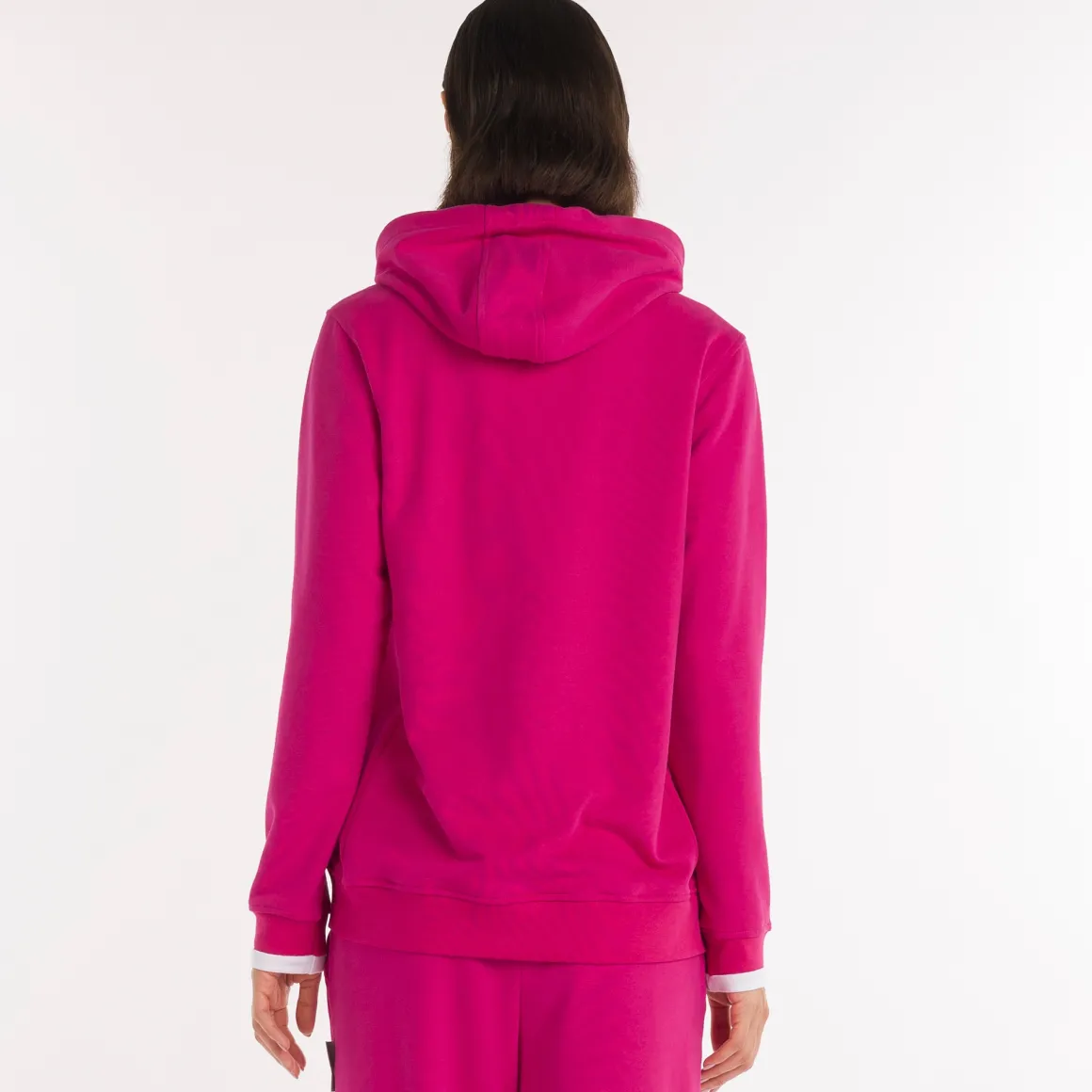 Felpa full zip con cappuccio da donna SS25
