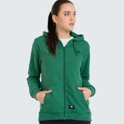 Felpa Full Zip Logo 3D da donna