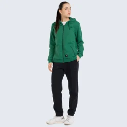 Felpa Full Zip Logo 3D da donna