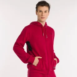 Felpa Hoodie con Zip Essential Plus