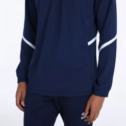 Felpa leggera con mezza zip Manfred