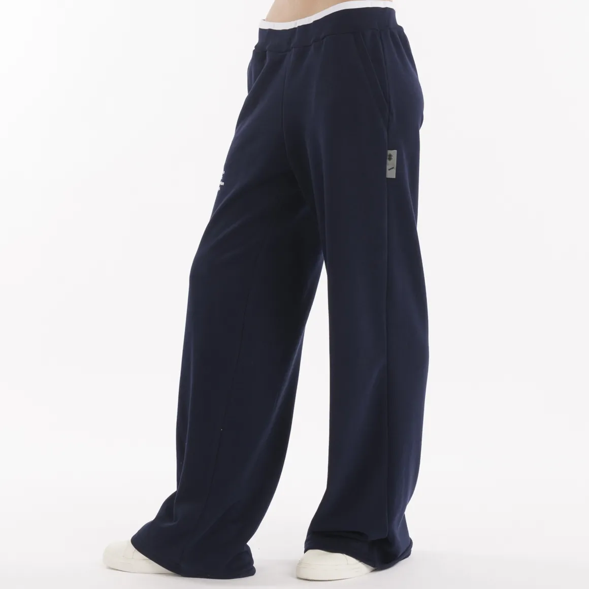 Pantaloni a palazzo in fleece da donna SS25