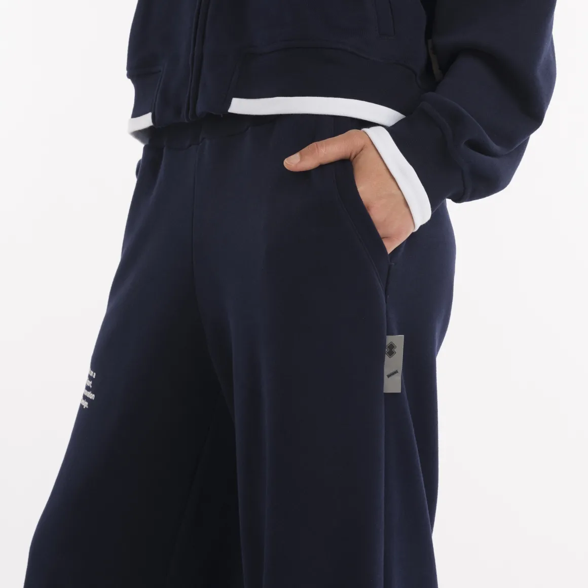 Pantaloni a palazzo in fleece da donna SS25