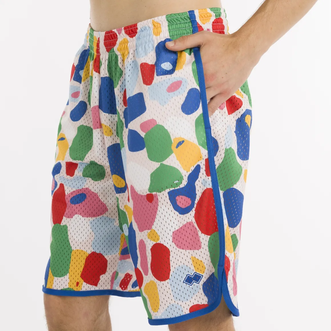 Short in mesh All Over
